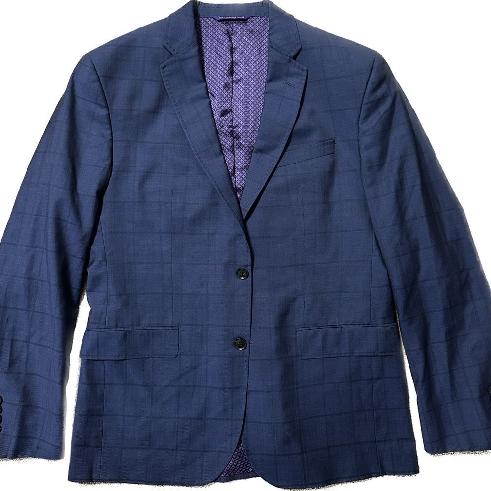 Ted Baker Blue Sport Coat with Notch Lapel